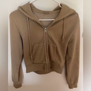 Brandy Melville 🤍 Light brown jacket 🪞 Like new - ONE SIZE